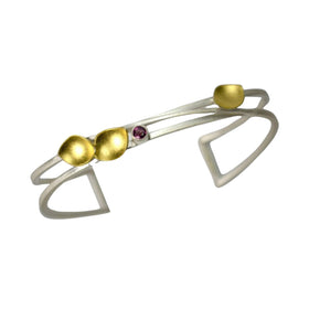 Garnet Leaf Cuff