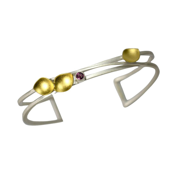 Garnet Leaf Cuff