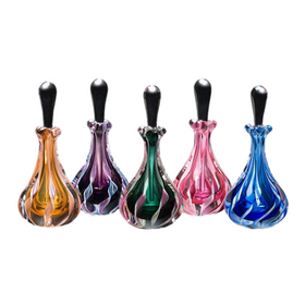 Ribbon Art Glass Perfume Bottle
