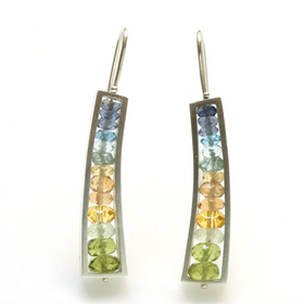 Wedge Earrings Seafoam - Ashka Dymel