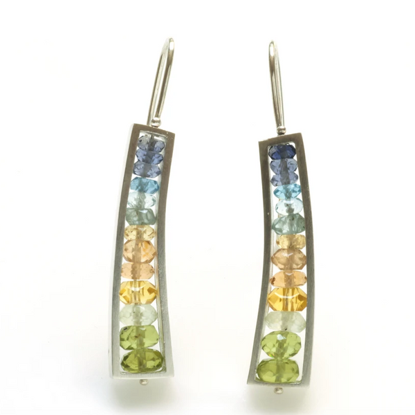 Wedge Earrings Seafoam - Ashka Dymel