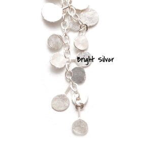 Zuzko Coined Short Earrings Bright Silver