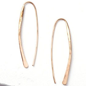 Zuzko Drop Earrings Gold 2.5"