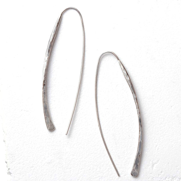 Zuzko Drop Earrings Silver 2"