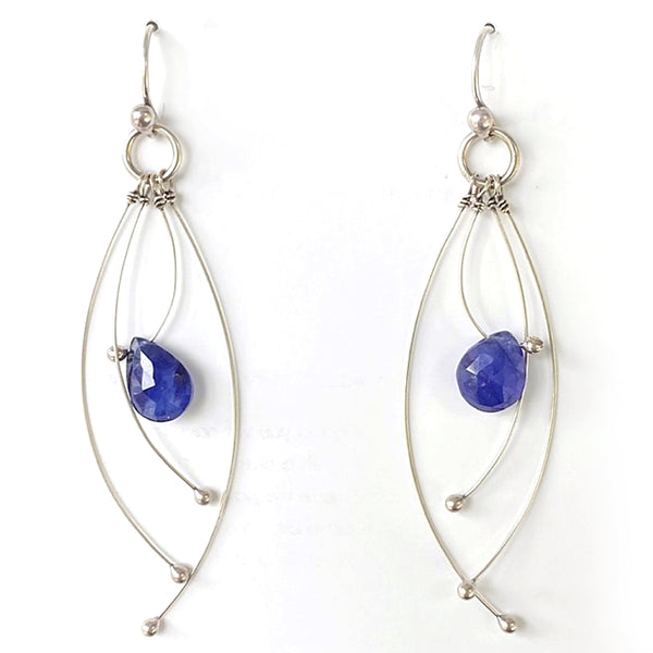 Zuzko Tickle Earrings Sapphire