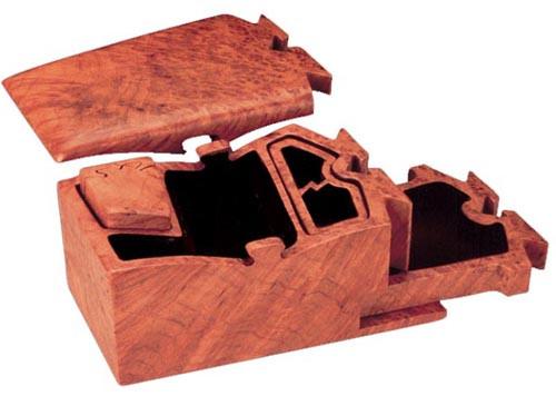 Redwood Burl Puzzle Box - Boxology