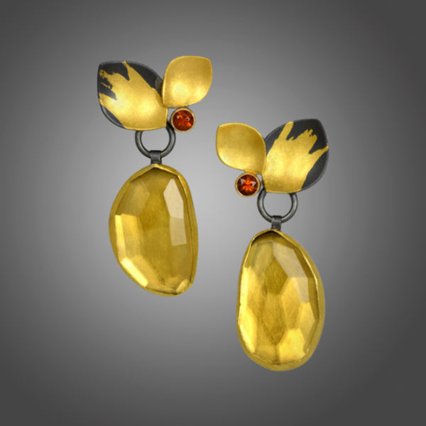 Golden Fruit Earrings