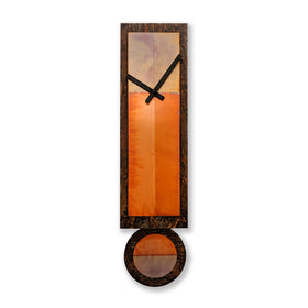 Rusted Ginger Pendulum Clock