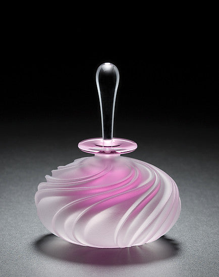 Mini swirl perfume bottle