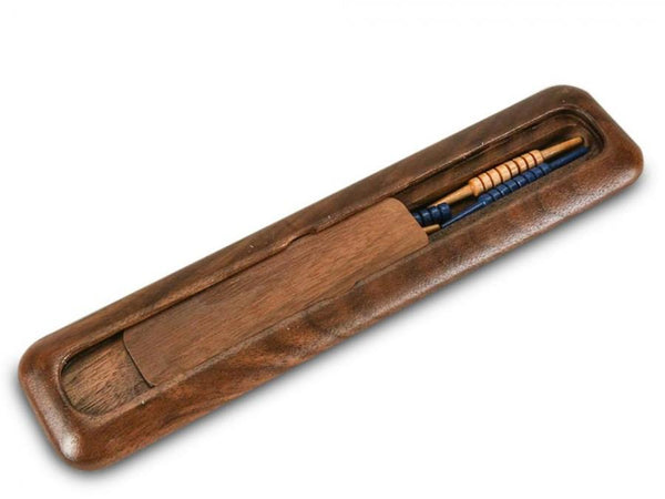 Burl Walnut Travel Cribbage Board - Boxology