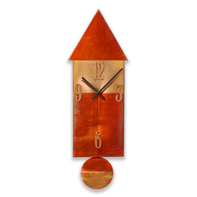 Copper House Pendulum Clock