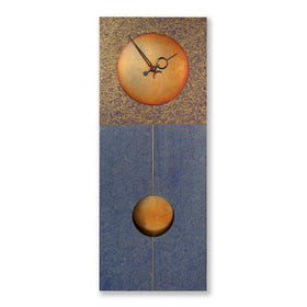 Jane 30 Pendulum Clock - Blue & Gold