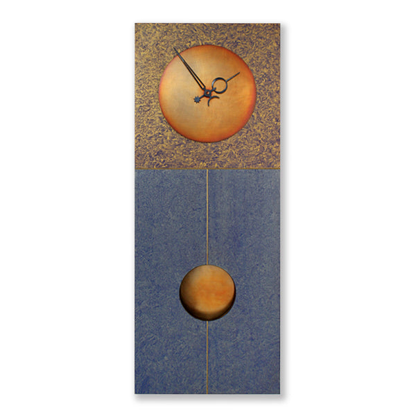 Jane 30 Pendulum Clock - Blue & Gold