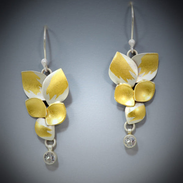 “Sapphire Garden Earring”