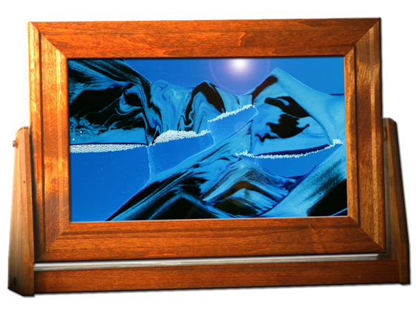 Ocean Blue Large Alder Wood Exotic Sands