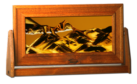 Sunset Orange Medium Alder Wood Exotic Sands