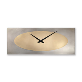Marley Steel & Brass Wall Clock
