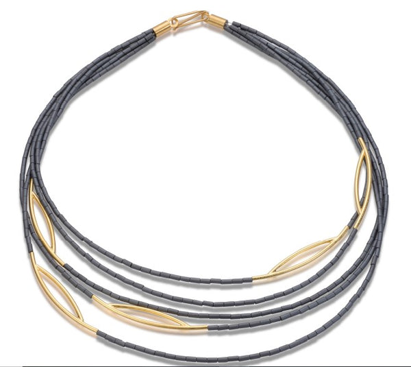 Five Strand Marquise Necklace