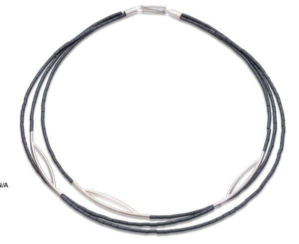 Three Strand Marquise Necklace