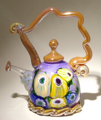 Teapot Sculpture - Purple