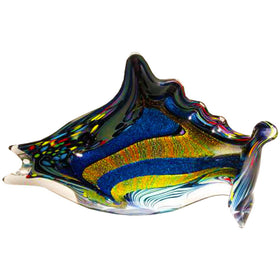 Reactive Blue Fish Sculpture