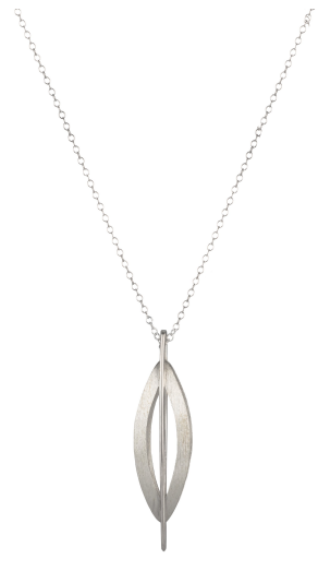 Cocoon Pendant Necklace in Sterling