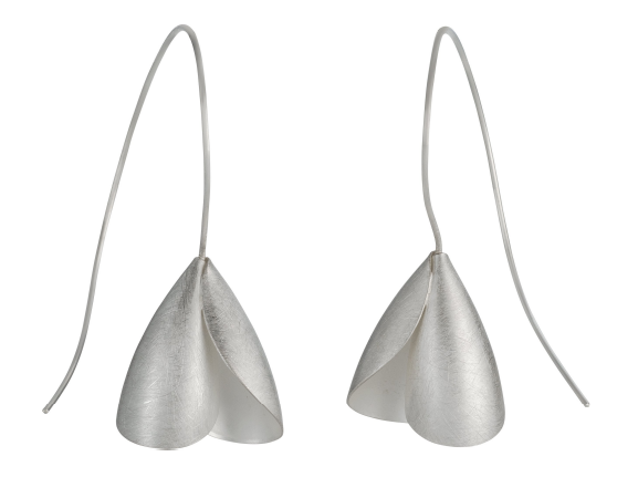 Tulip Earrings in Sterling