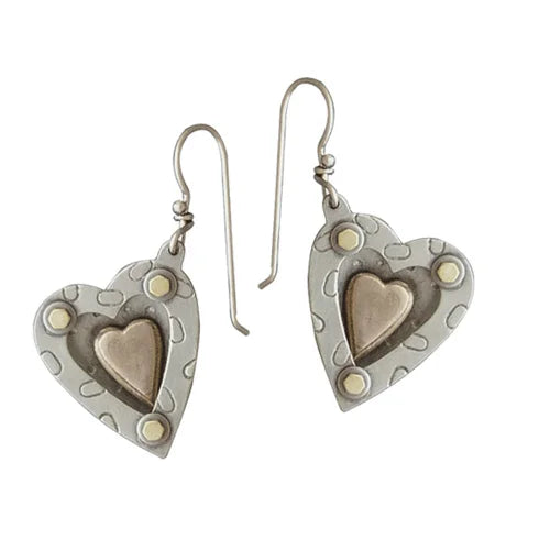 Framed Heart Earring