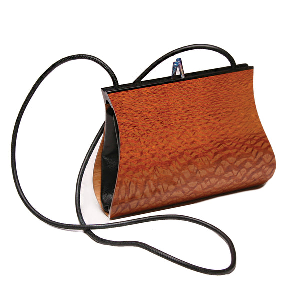 "Sativa" Medium Handbag-Single Strap - Australian Lacewood