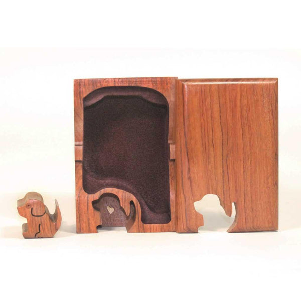 Sitting Dog Key Puzzle Box - Boxology