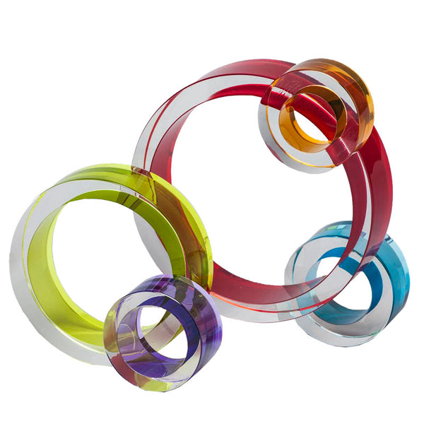 Small Ring of Light Sculpture Shardz by Fay Miller | An American Craftsman