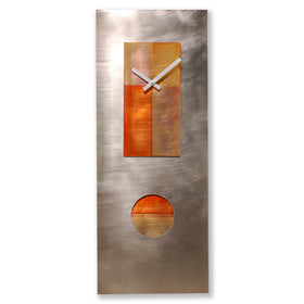 Steel & Copper Pendulum Clock 30