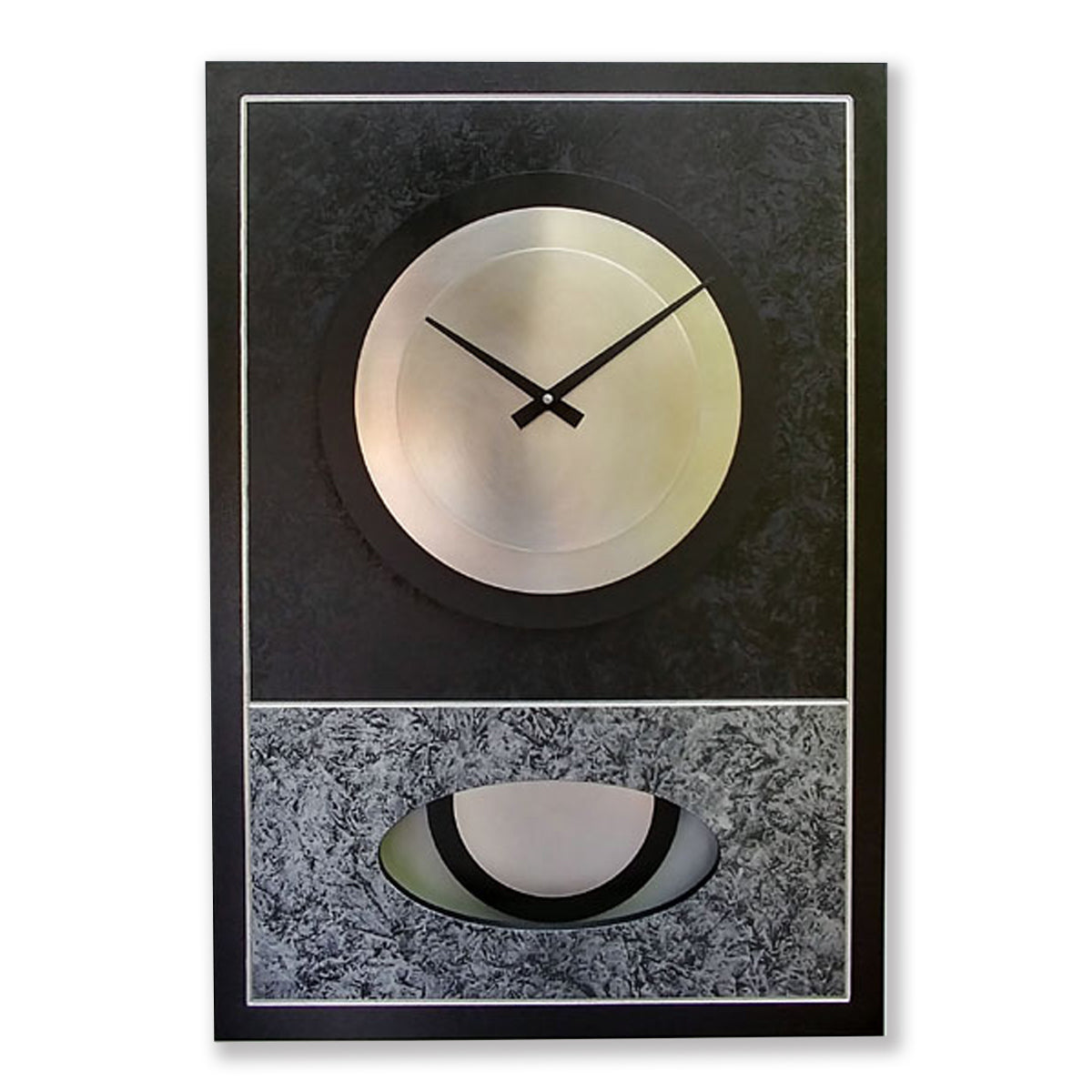 Black & Silver Walid Pendulum Clock