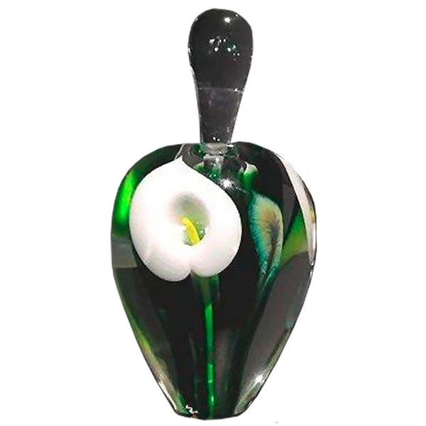 White Calla Lily Perfume Bottle - An American Craftsman