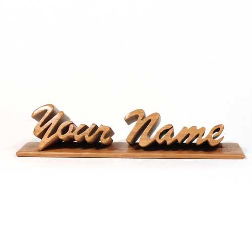 Personalized Name Plate - An American Craftsman
